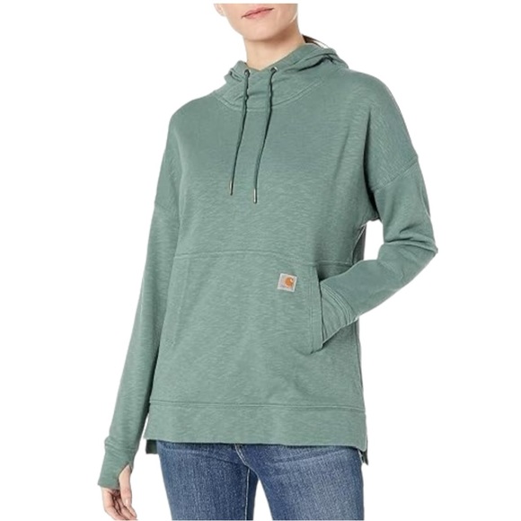 Carhartt Tops - Carhartt Newberry Hoodie Long Sleeve Sweatshirt Activewear Casual Women’s Size M